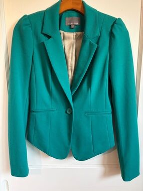 Tinley Road Teal Single-Button Tailored Blazer